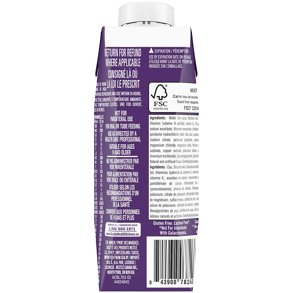 Resource 2.0 Calorie Dense Complete Nutrition Drink with 20g Protein Along with Vitamins & Minerals, Vanilla, 237ml, 24 count 🍁 All In One Marketplace Canada