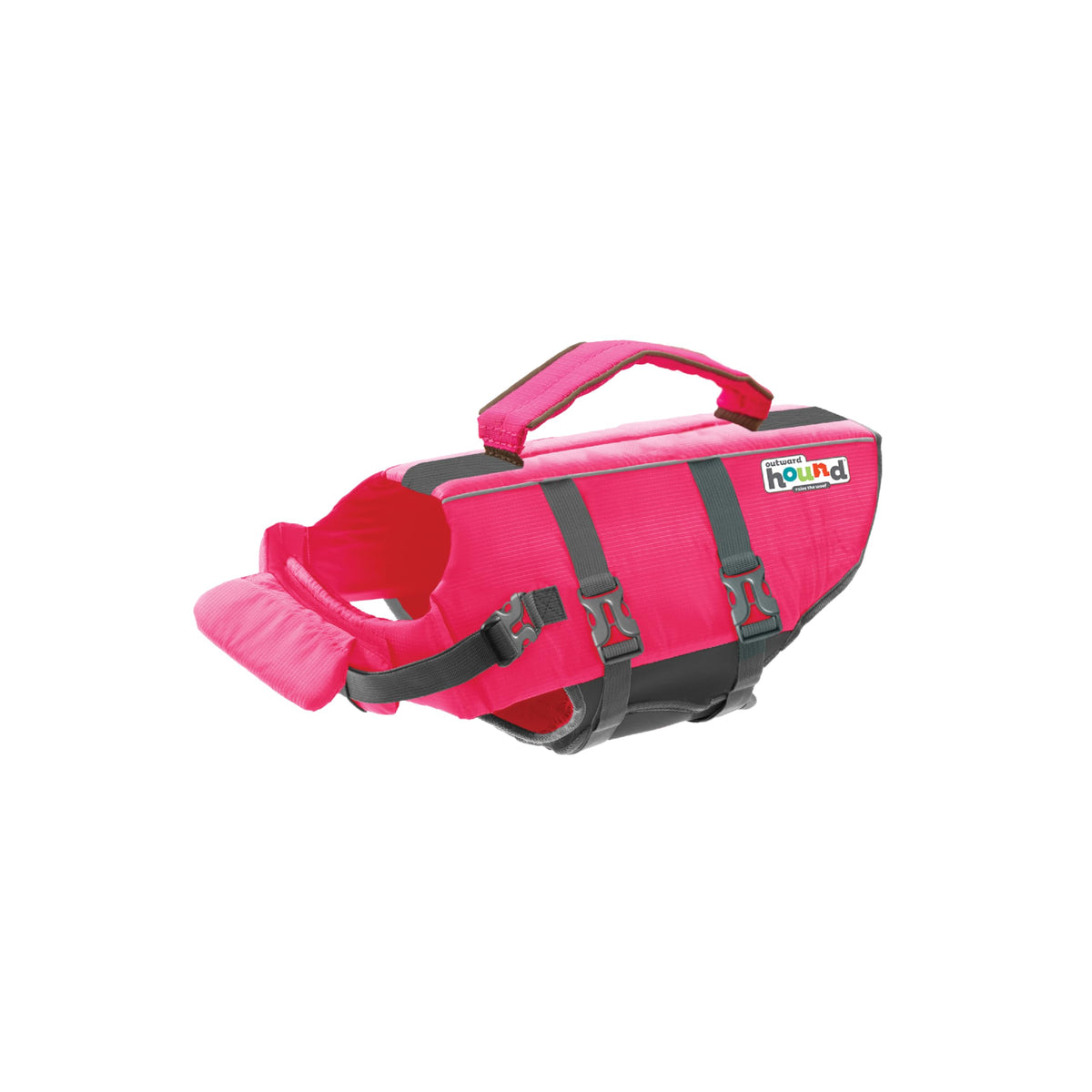 Outward Hound Granby Splash Dog Life Jacket with Handle, Reflective Floating Vest for Swimming & Boating, Maximum Buoyancy, All Skill Levels, Small Dogs & Puppies (16–20" Girth), Pink, Small 🍁 All In One Marketplace Canada