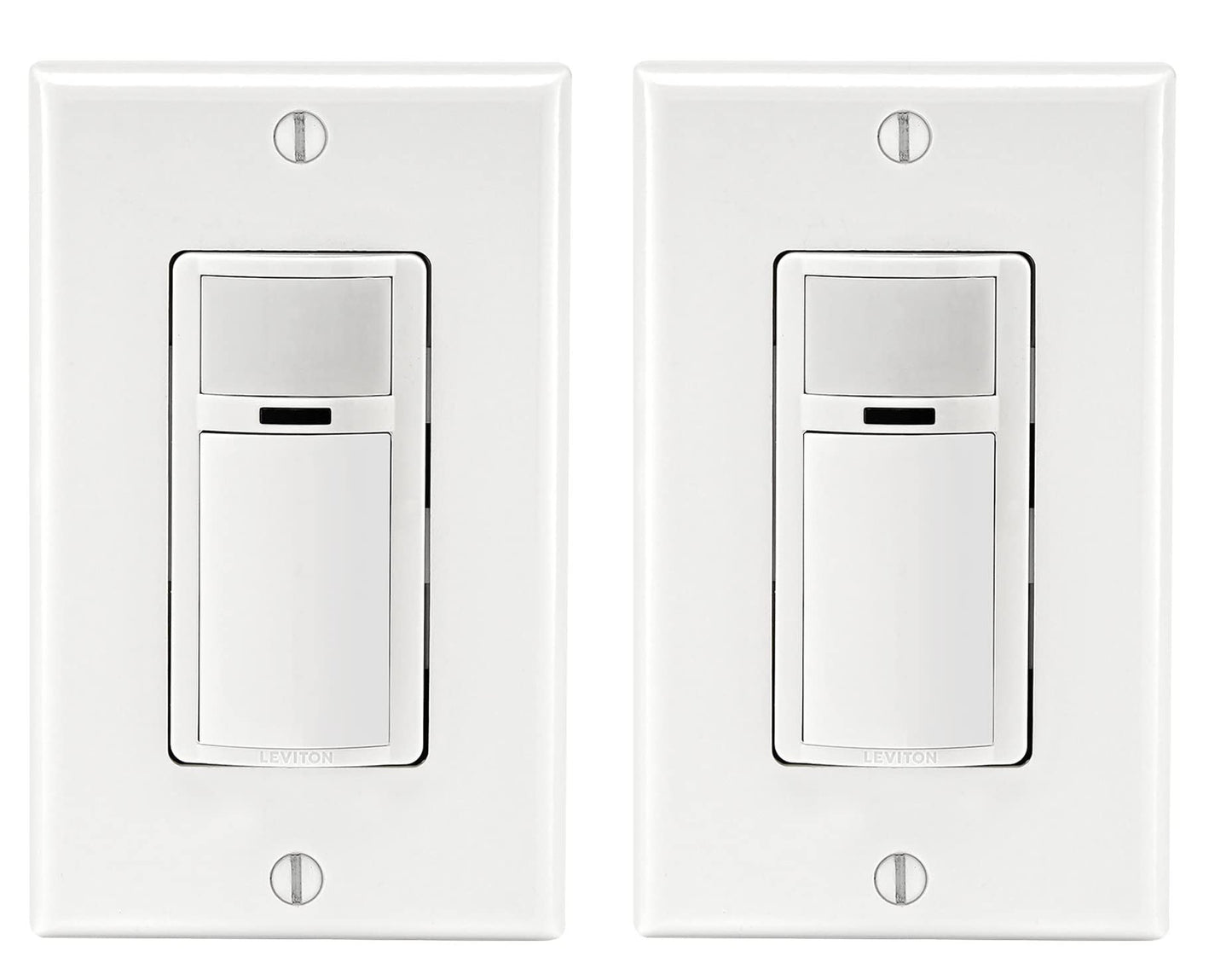 Leviton 2-Pack Decora Occupancy Motion Sensor Light Switch, Auto-On, 2A, Residential Grade, Single Pole, DOS02-2PK, White 🍁 All In One Marketplace Canada