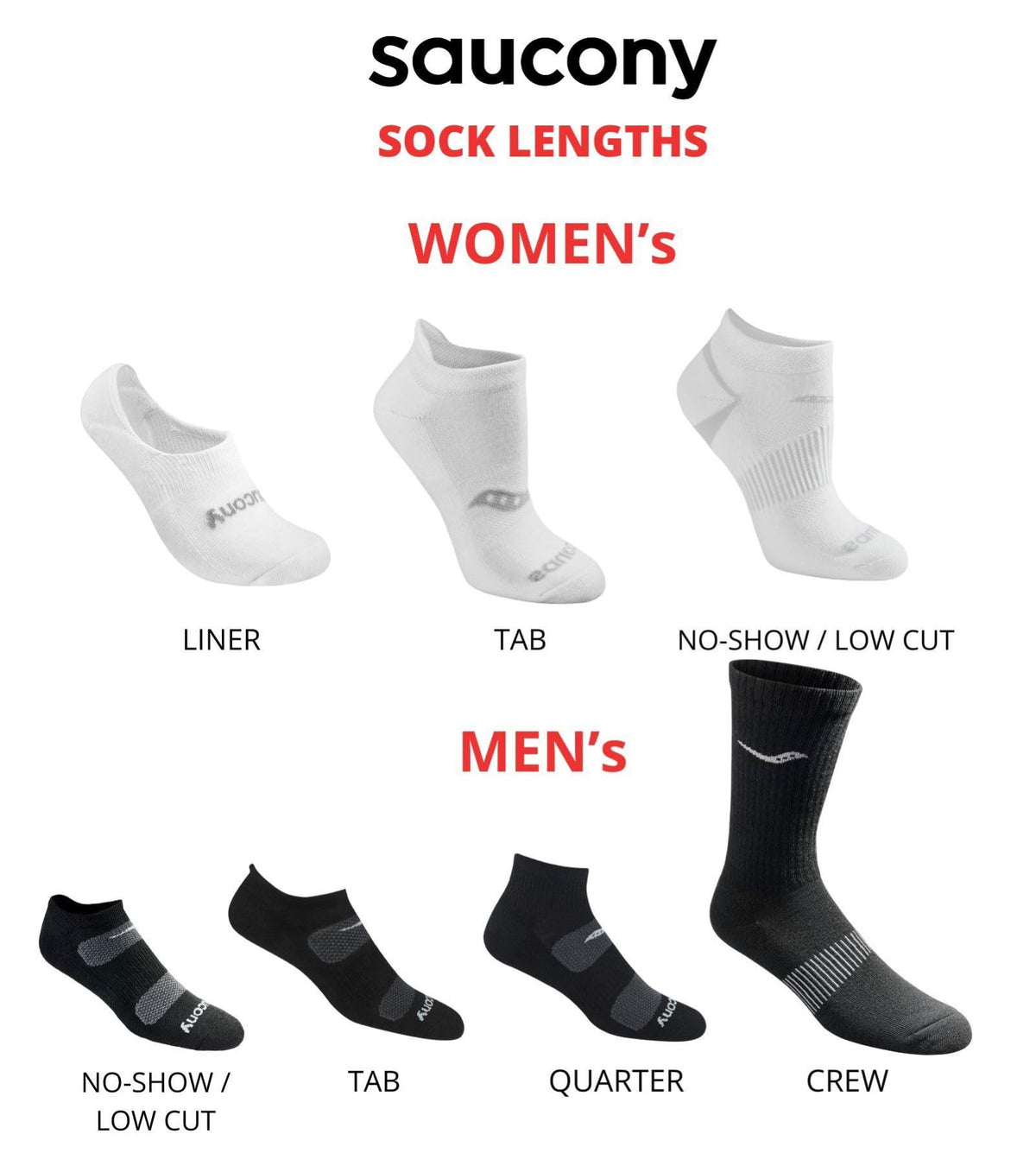 Saucony Women's Selective Cushion Performance Socks (6 & 12 Pairs), White Basic (6 Pairs), Medium 🍁 All In One Marketplace Canada