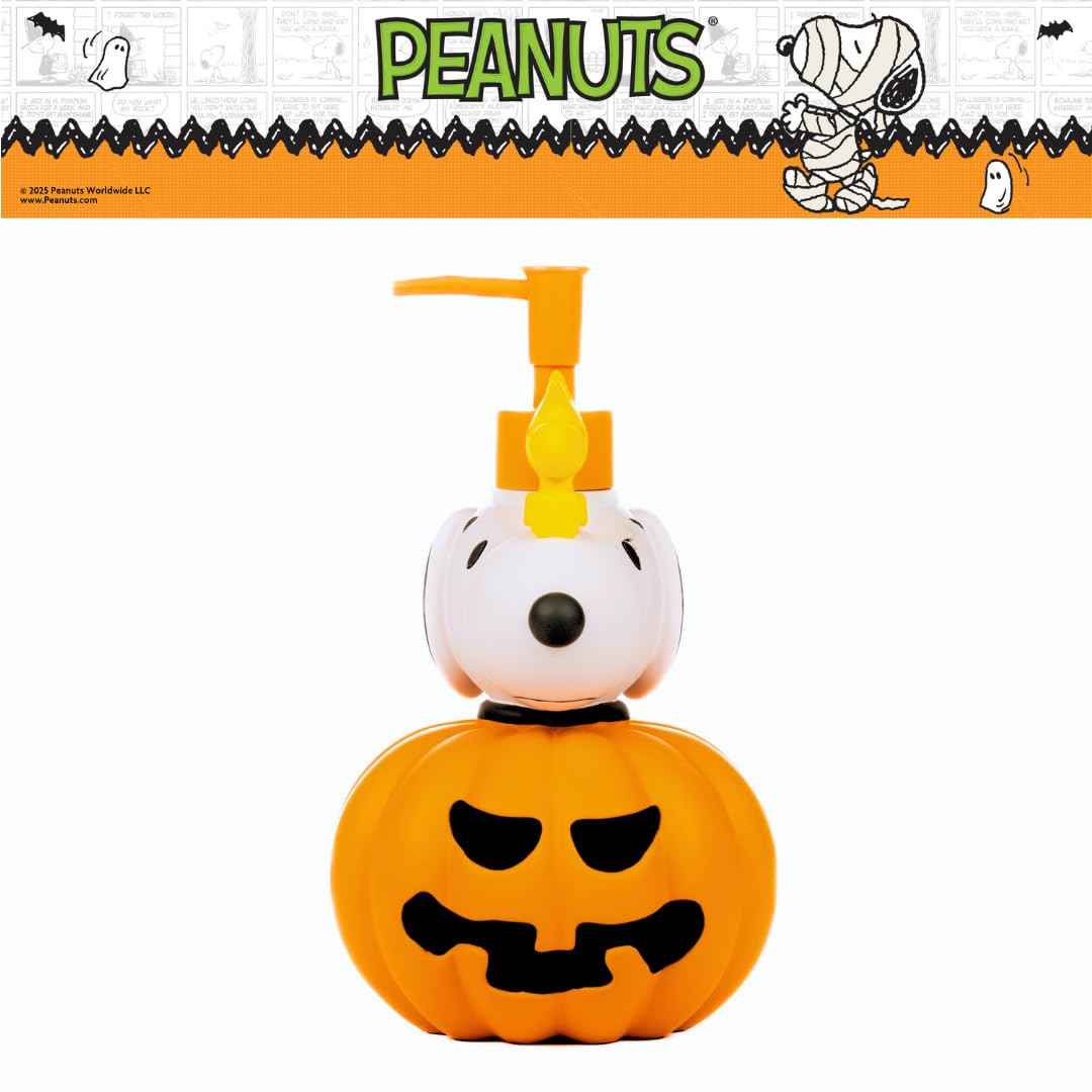 Peanuts Snoopy Soap/Lotion/Hand Sanitizer Resin Pump Dispenser, 10.01 Ounces, Halloween, (Officially Licensed Product) by Franco