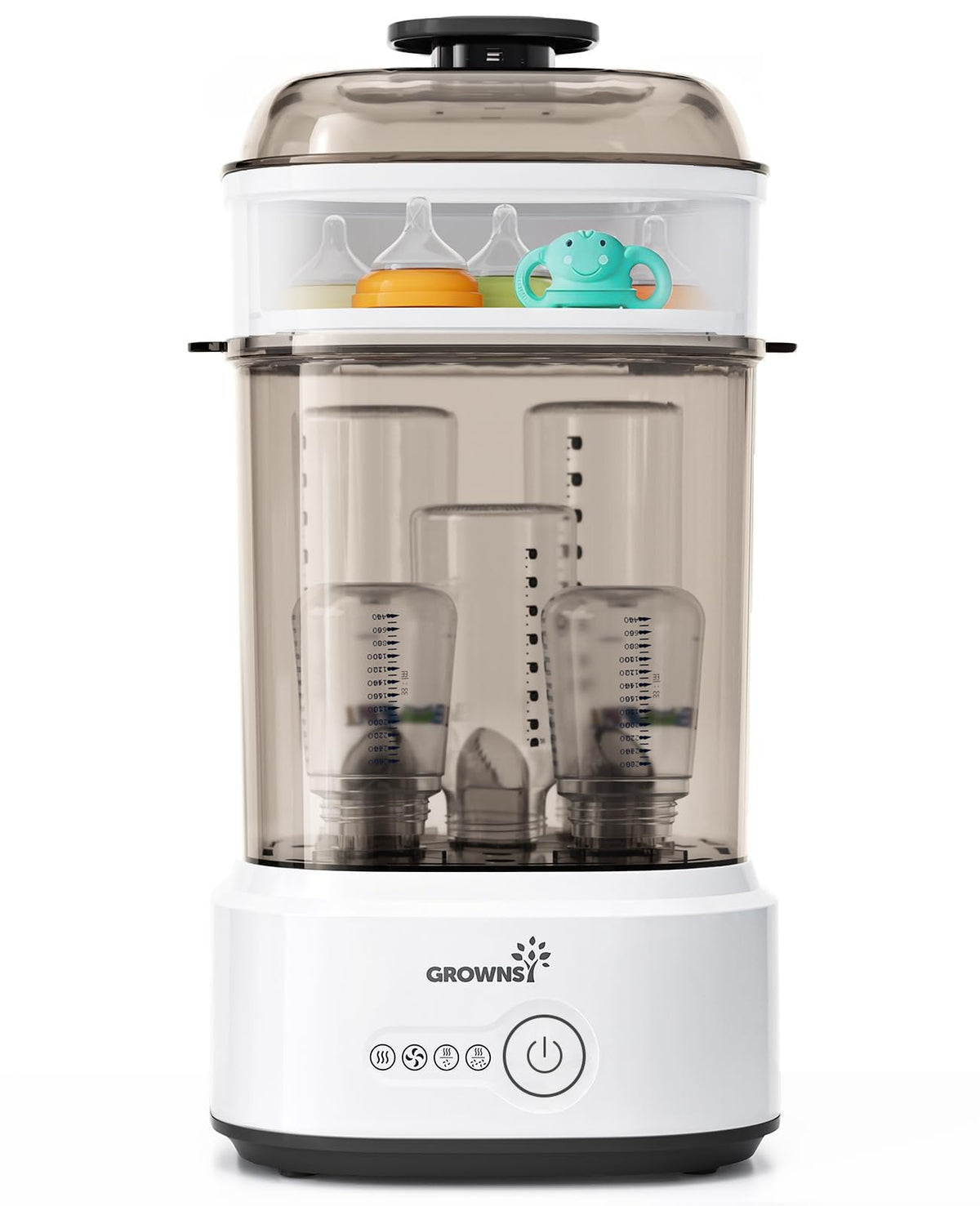 Bottle Sterilizer and Dryer, Compact Baby Bottle Sterilizer, Electric Steam Bottle Sanitizer for Baby Bottles, Pacifiers, Pump Parts 🍁 All In One Marketplace Canada