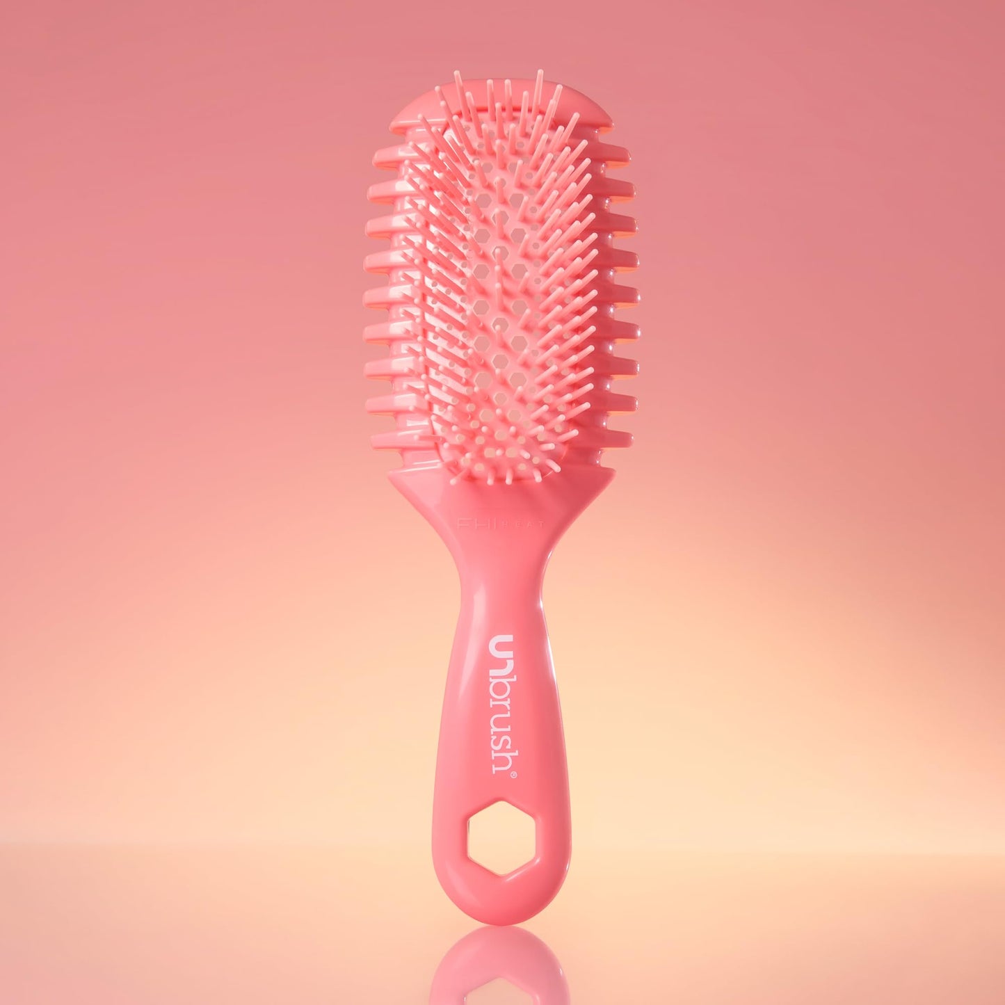 FHI Heat UNbrush Curl Defining Brush — Wavy, Coily, and Curly Hair Brush with DuoFlex Bristles & StyleCurl Handle — for Gentle Detangling & Faster Styling on Wet Hair - Coral Rose 🍁 All In One Marketplace Canada