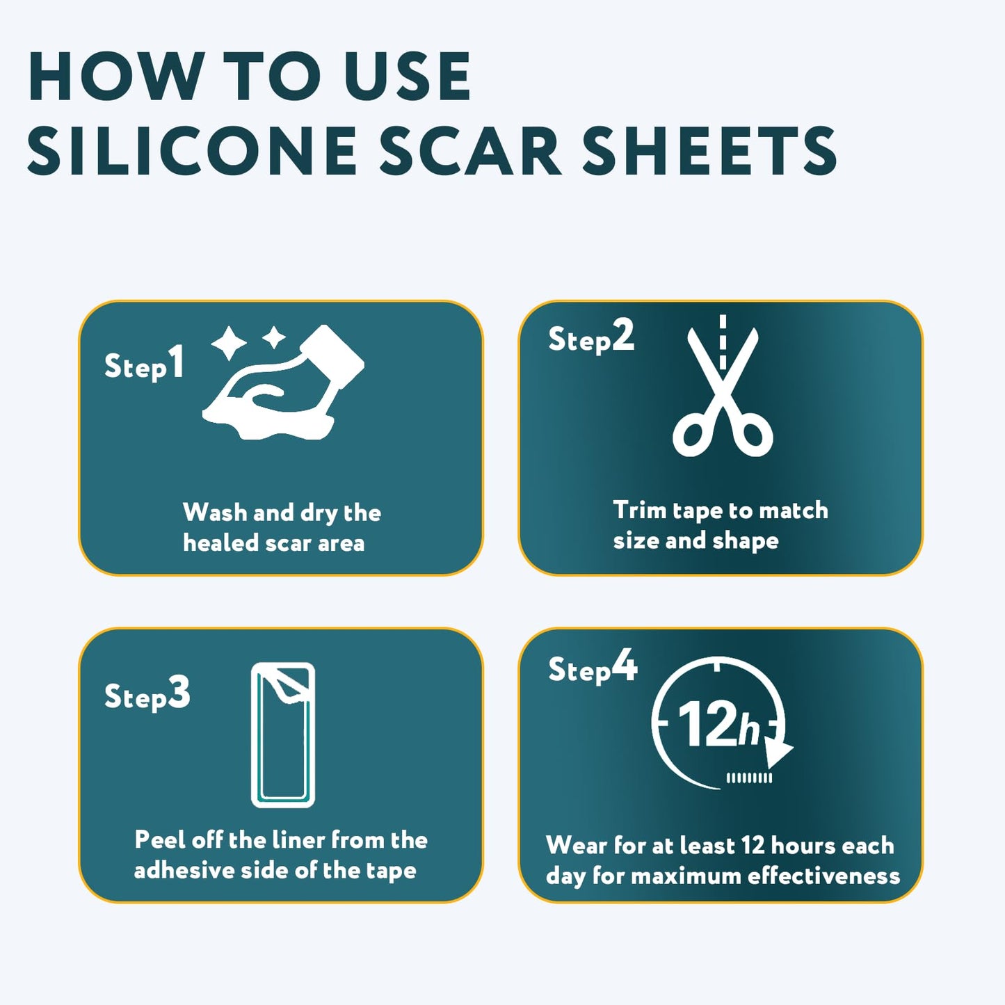 Silicone Scar Sheets, Silicone Scar Tape for Surgical Scars - 60" x 1.6" Roll - 1.5M, Medical Grade Reusable Scar Removal for Keloid, C-Section, and Tummy Tuck 🍁 All In One Marketplace Canada