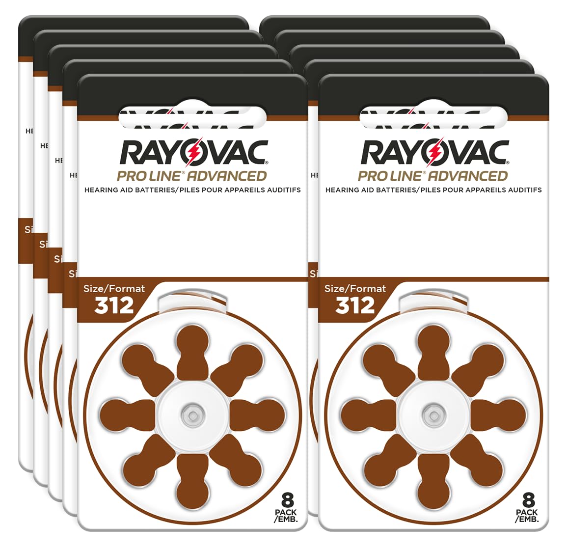 RAYOVAC® ProLine Size 312 Hearing Aid Batteries (80 Batteries) 🍁 All In One Marketplace Canada
