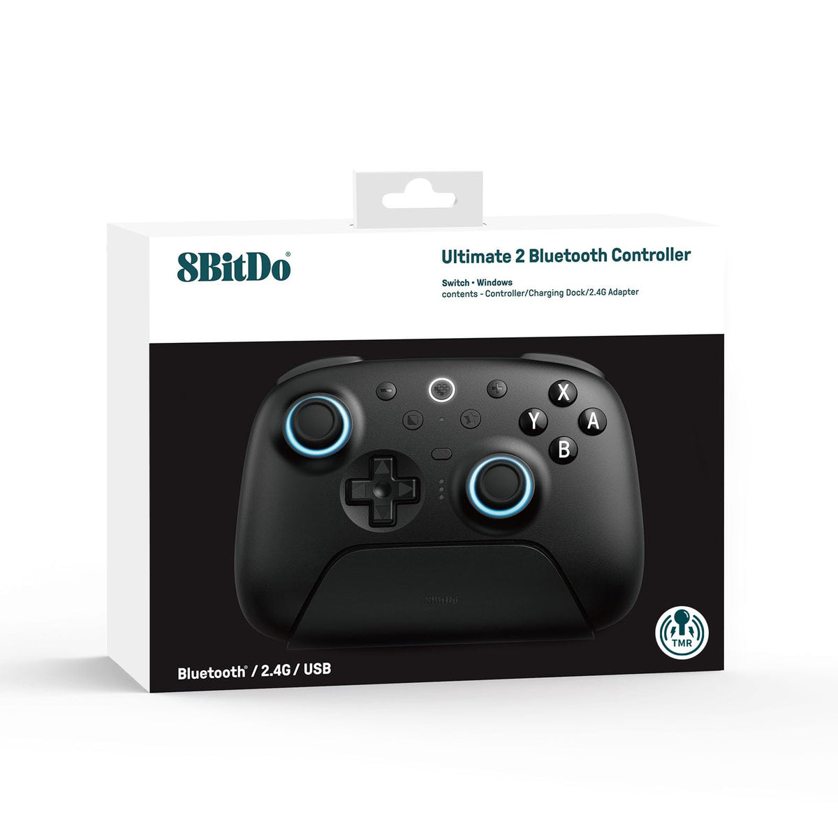 8BitDo Ultimate 2 Bluetooth Controller for Switch/Switch 2 & Windows PC, Switch Pro Controller with TMR Joysticks, Switchable Hall Effect/Tactile Triggers, Vibration and Motion Control - Black 🍁 All In One Marketplace Canada