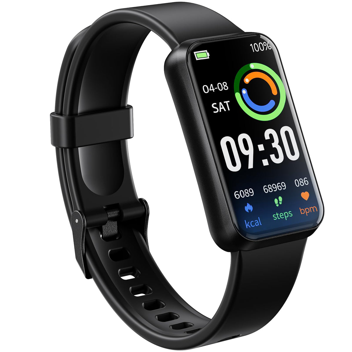 USMECBL Fitness Tracker, Blood Oxygen Heart Rate Sleep 24/7 Health Monitor/Calorie Steps Counter Pedometer Activity Smart watchs/Notifications for Android/iOS Men Women 🍁 All In One Marketplace Canada