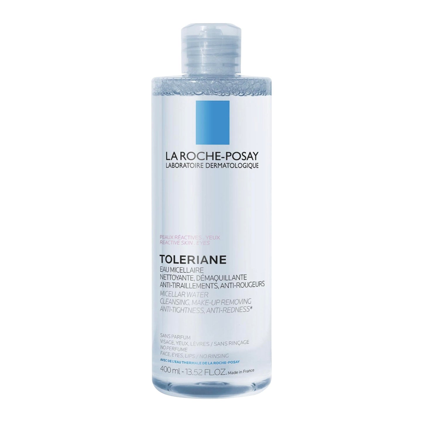 La Roche Posay Toleriane Micellar Water for Reactive Skin, Gently Cleanses & Removes Makeup, Formulated with Glycerin for Hydration, Fragrance-Free & Alcohol-Free, Recommended by Dermatologists, 400ml 🍁 All In One Marketplace Canada