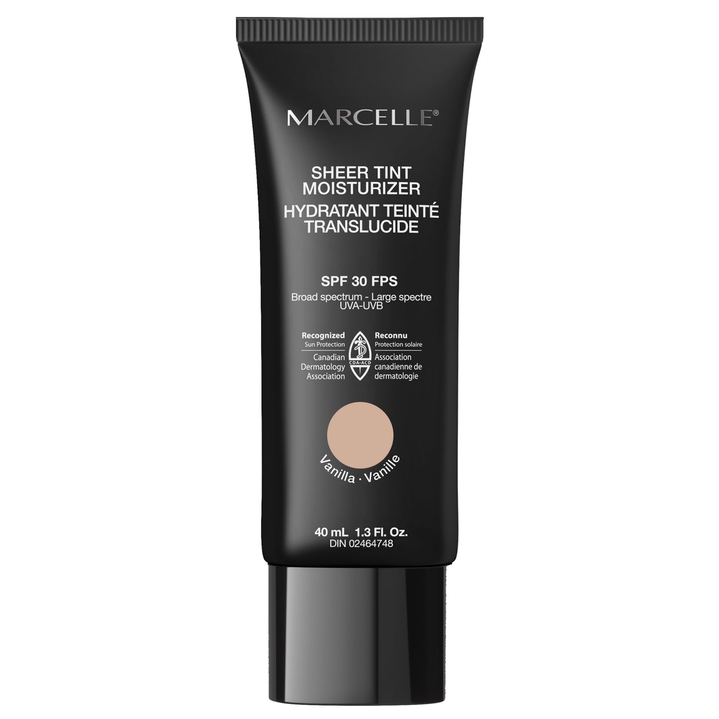 Marcelle Sheer Tint Moisturizer SPF 30, Vanilla, with Hyaluronic Acid and Aloe, Hypoallergenic, Non-Comedogenic, Fragrance-Free, Paraben-Free, Oil-Free, 40 mL 🍁 All In One Marketplace Canada