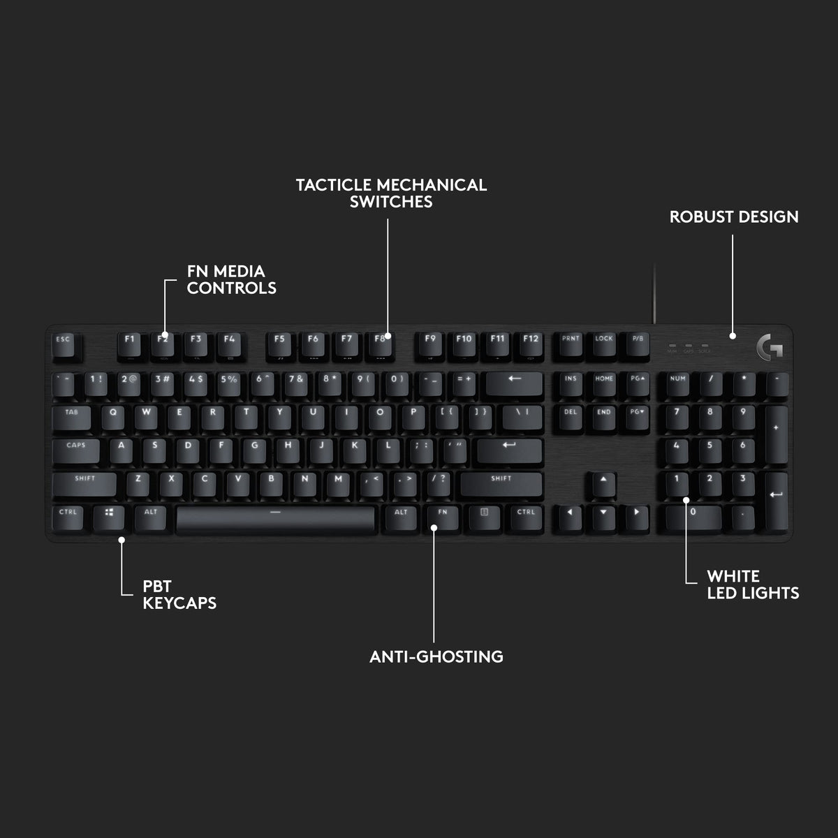 Logitech G413 SE Full-Size Mechanical Gaming Keyboard - Black 🍁 All In One Marketplace Canada