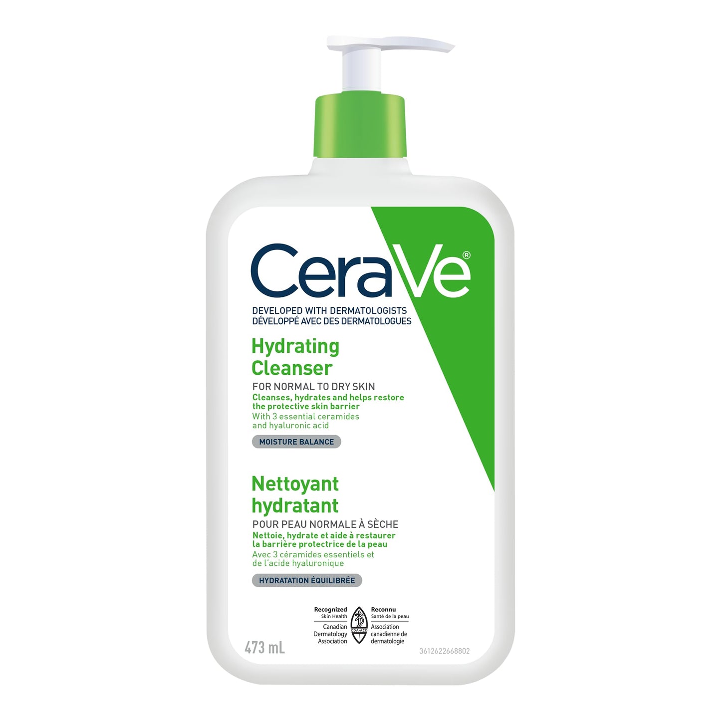 CeraVe Hydrating Face Wash, Daily, Gentle Moisturizing Non-Foaming Facial Cleanser for Men & Women with Hyaluronic Acid, Ceramides, Glycerin. Suitable for Dry & Sensitive Skin, Fragrance-Free, 473ML 🍁 All In One Marketplace Canada