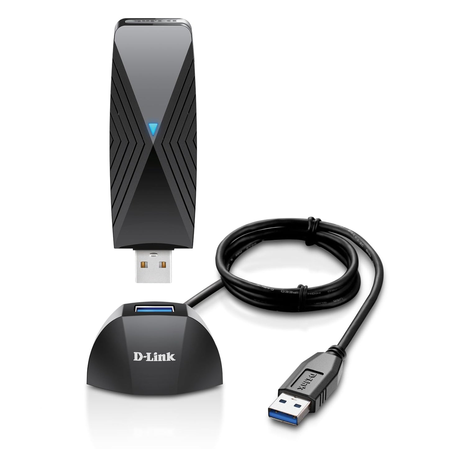 D-Link USB WiFi 6 Adapter AX1800 USB 3.0 Dual Band Long Range MU-MIMO Wireless Internet Network for Desktop PC Laptop Windows (DWA-X1850-B1-CA) 🍁 All In One Marketplace Canada