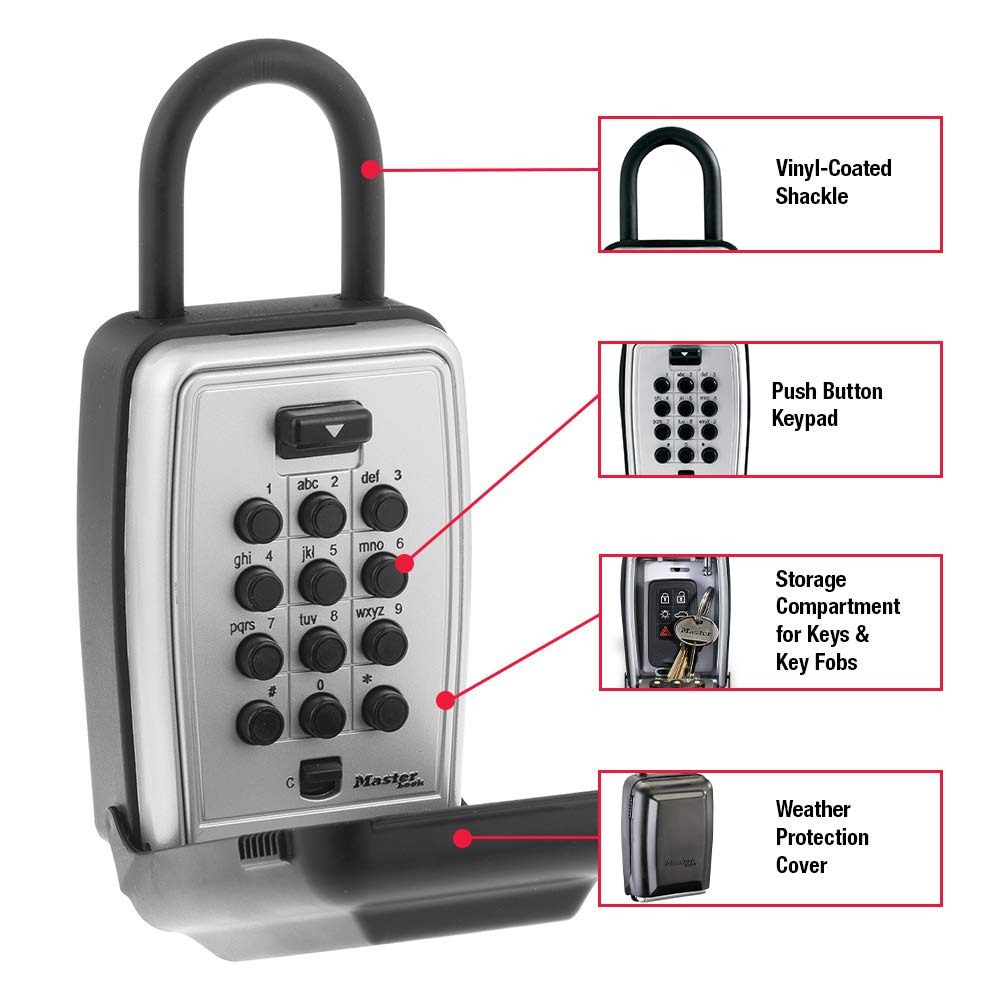 Master Lock 5422D Push Button Portable Key Safe 🍁 All In One Marketplace Canada