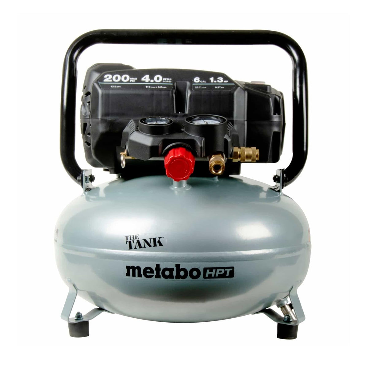 Metabo HPT Air Compressor, THE Tank, Portable Pancake Air Compressor 200 PSI, 6 Gallon Tank, Versatile for Use with Framing, Siding, Finish, Brad or Roofing Nailers, EC914S 🍁 All In One Marketplace Canada