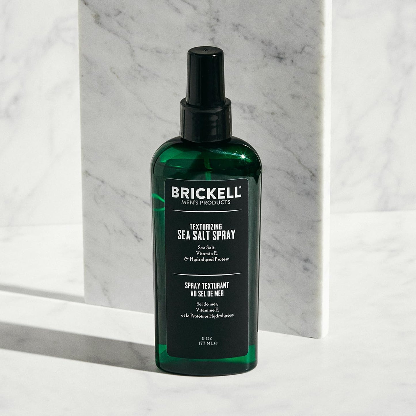 Brickell Men's Texturizing Sea Salt Spray for Men, Natural & Organic, Alcohol-Free, For a Beach or Surfer Hair Style, 177 mL 🍁 All In One Marketplace Canada