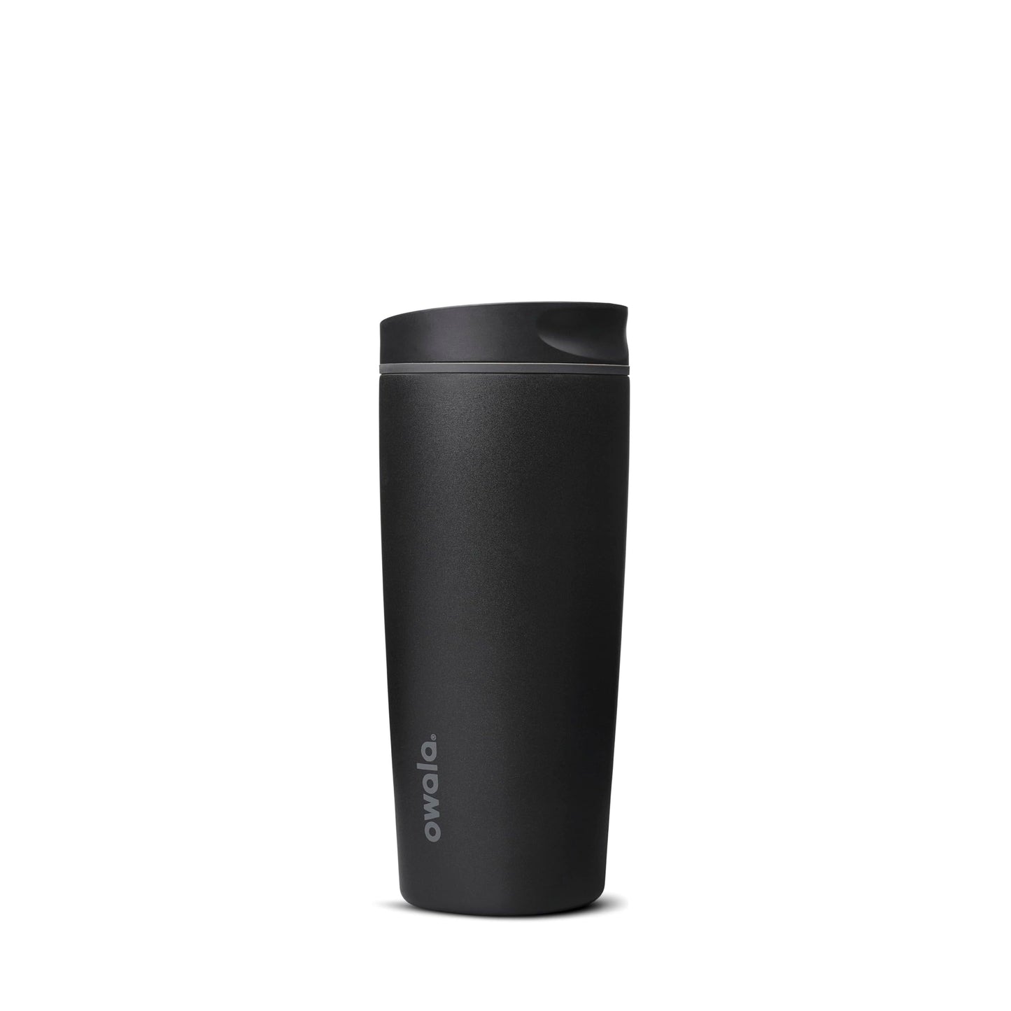 Owala SmoothSip Slider Insulated Stainless Steel Coffee Tumbler, Reusable Iced Coffee Cup, Hot Coffee Travel Mug, BPA Free 20 oz, Very Very Dark 🍁 All In One Marketplace Canada