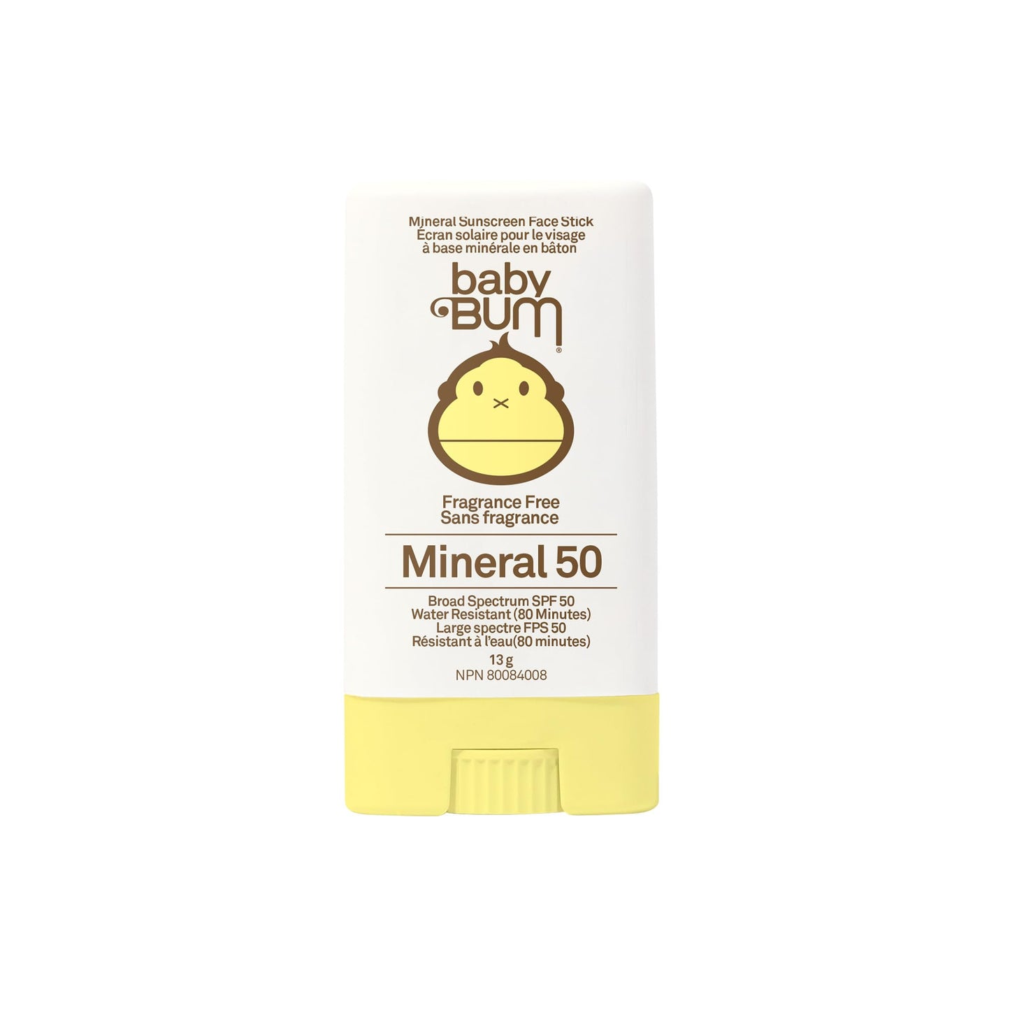Sun Bum Baby Bum Spf 50 Sunscreen Face Stick | Mineral Uva/uvb Face and Body Protection for Sensitive Skin | Fragrance Free | Travel size | 13g 🍁 All In One Marketplace Canada