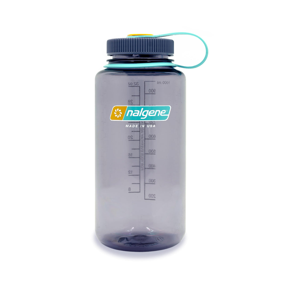 Nalgene Sustain Tritan BPA-Free Water Bottle Made with Material Derived from 50% Plastic Waste, 32 OZ, Wide Mouth, Aubergine 🍁 All In One Marketplace Canada