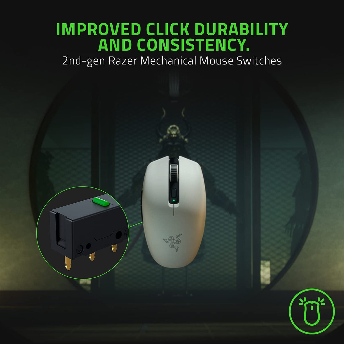 Razer Orochi V2 Mobile Wireless Gaming Mouse: Ultra Lightweight - 2 Wireless Modes - Up to 950hrs Battery Life - Mechanical Mouse Switches - 5g Advanced 18k Dpi Optical Sensor - White 🍁 All In One Marketplace Canada
