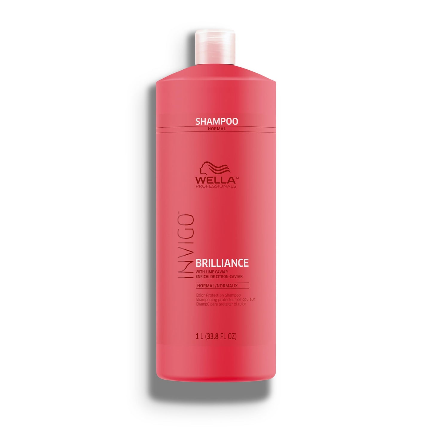 Wella Professionals Invigo Brilliance Shampoo for Fine/Normal Coloured-Treated Hair, Salon Shampoo, Hair Cleanser, Colour Safe, Daily Wash, Lime Caviar, Intense Colour Protection | 33.8 Fl Oz | 1L 🍁 All In One Marketplace Canada
