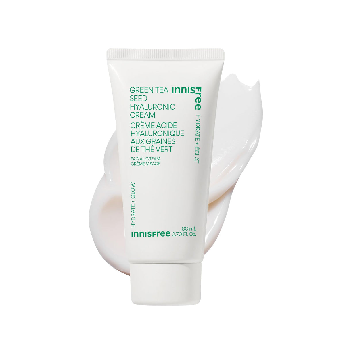innisfree Jumbo Green Tea Seed Hyaluronic Acid Cream With Barrier Boosting Complex and Ceramide, Korean Hydrating Face Moisturizer for Dry Skin 🍁 All In One Marketplace Canada