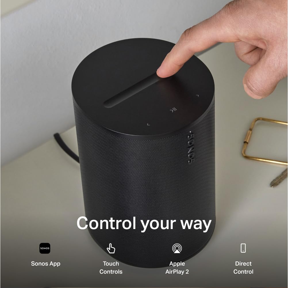 Sonos Era 100 SL - Compact, Microphone-Free Speaker with WiFi, Bluetooth - Black 🍁 All In One Marketplace Canada
