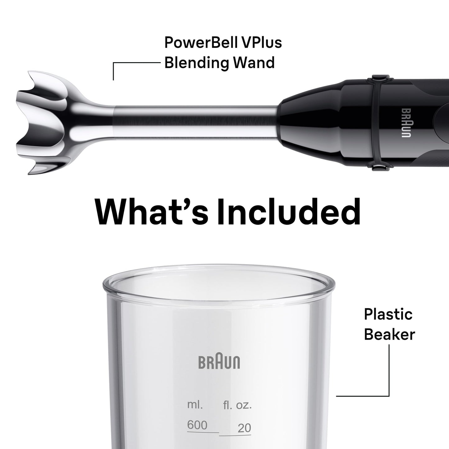 Braun MultiQuick Vario 5 Immersion Blender, 21-Speed, Turbo Boost, 500W 🍁 All In One Marketplace Canada