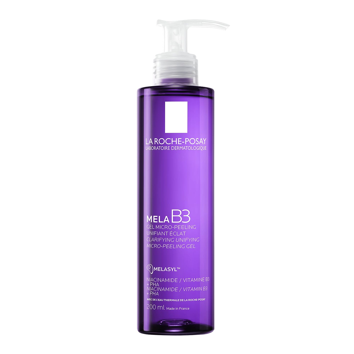 La Roche-Posay Purifying Face Wash, Mela B3 Anti-Aging Micro-Peeling Facial Cleanser with Melasyl & Niacinamide, Purifies & Cleanses Skin without Drying. Dermatologist Recommended, 200mL 🍁 All In One Marketplace Canada