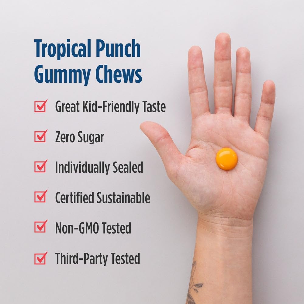 Nordic Naturals Children's DHA Gummies - Chewable Tropical Fruit Gummies Provide Daily Dose of Omega-3s DHA and EPA for Kids, 30 Count 🍁 All In One Marketplace Canada
