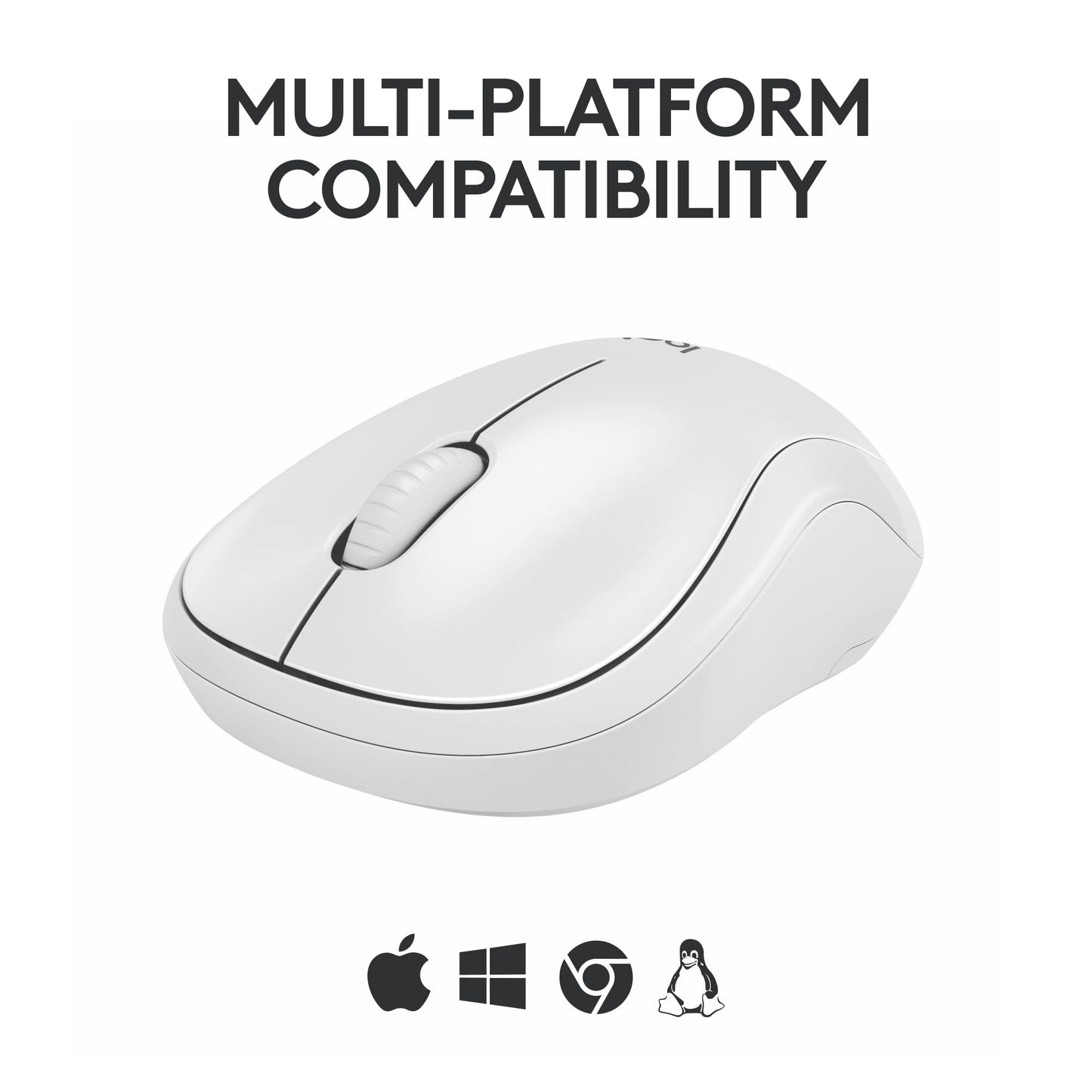 Logitech M240 Silent Bluetooth Mouse, Wireless, Compact, Portable, Smooth Tracking, 18-Month Battery, for Windows, macOS, ChromeOS, Compatible with PC, Mac, Laptop, Tablets - Off White 🍁 All In One Marketplace Canada