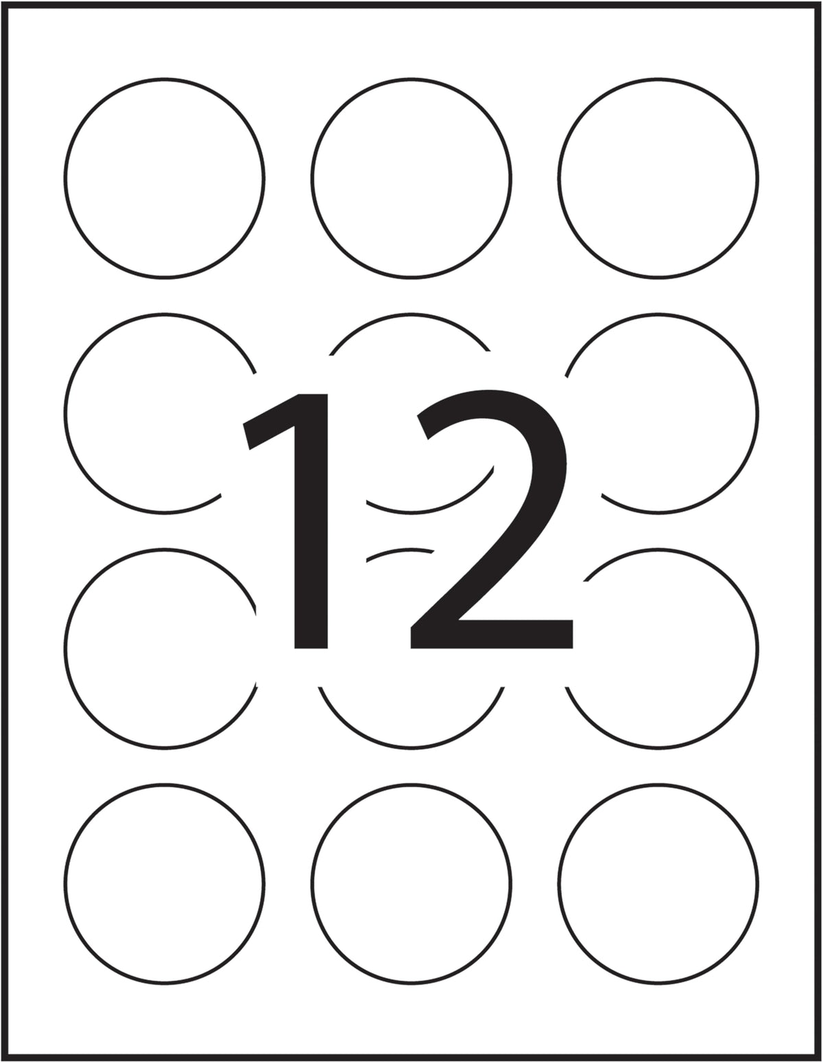 Avery Matte White Round Labels, 2" Label, for Laser/Inkjet Printers, Easy Peel, Print to Edge, 120 Permanent White Labels, Apply on Paper/Cardboard/Metal/Glass/Plastic, (22859) Made in Canada 🍁 All In One Marketplace Canada