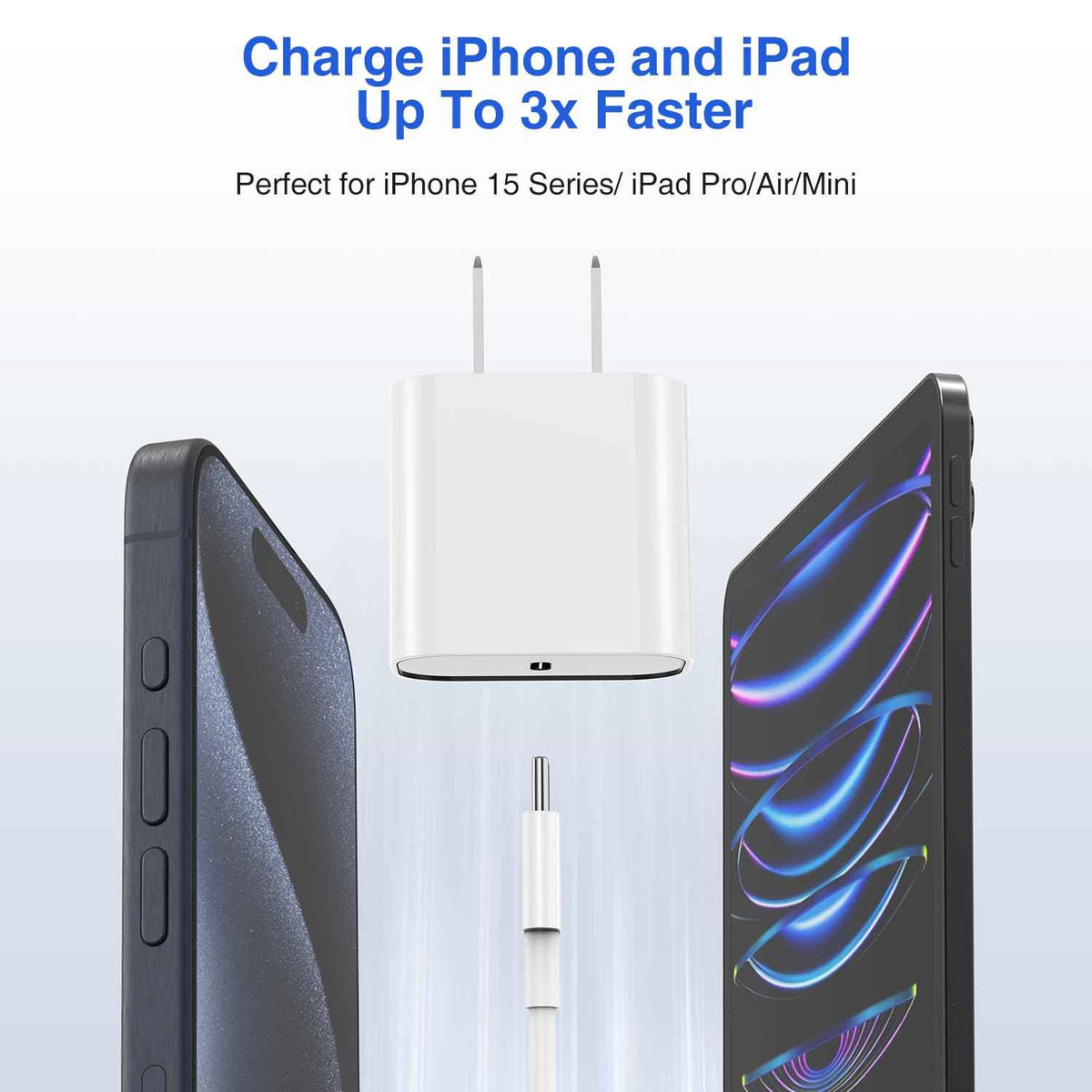 USB C Charger for iPhone 17 16 15,10FT USB C Cable and USB C Fast Charger Blcok for iPhone 17 16 Pro Max/17Air/17E/16E/16 Plus, iPhone 17 16 Fast Charging Cable iPad Pro 12.9/11 in,iPad -White 🍁 All In One Marketplace Canada