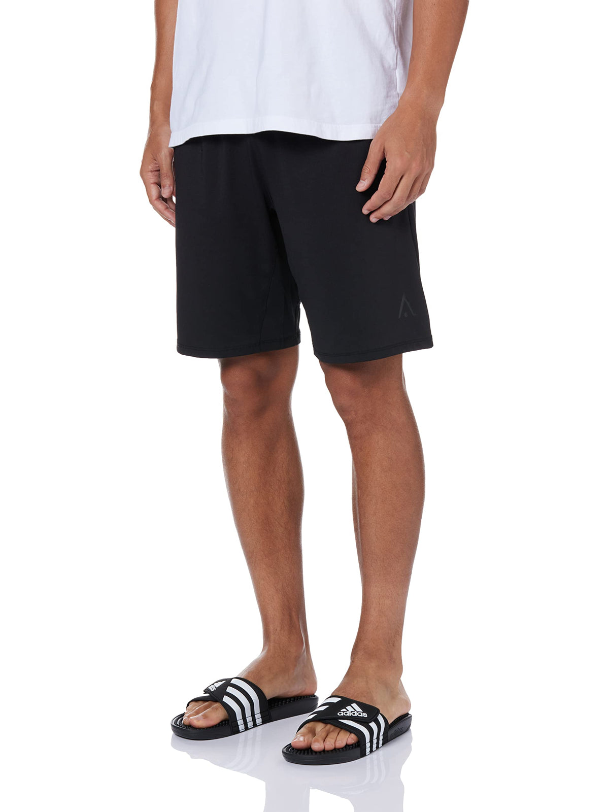 adidas Unisex-Adult Adissage, Black/White/Black, 8 🍁 All In One Marketplace Canada