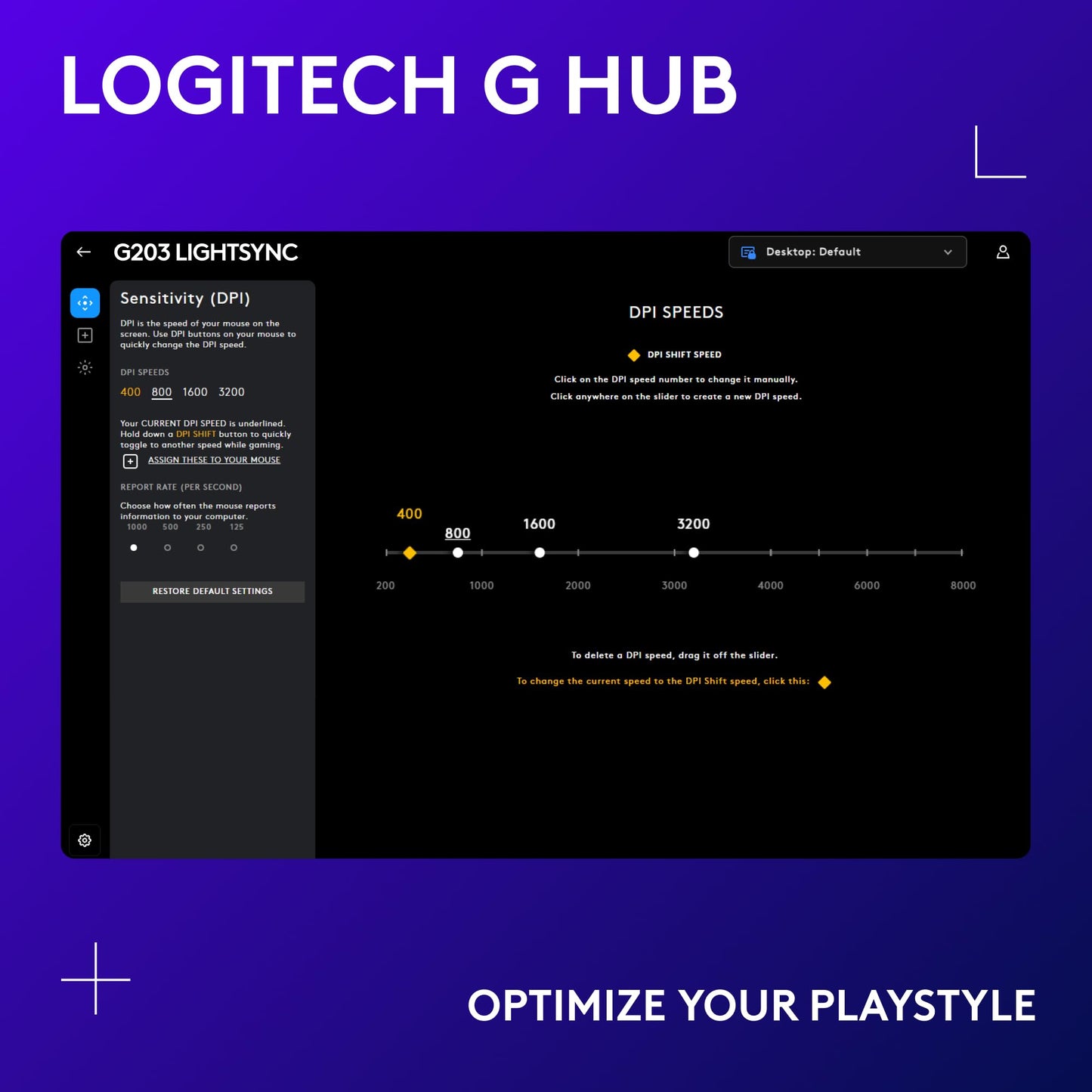 Logitech G203 Wired Gaming Mouse - White 🍁 All In One Marketplace Canada