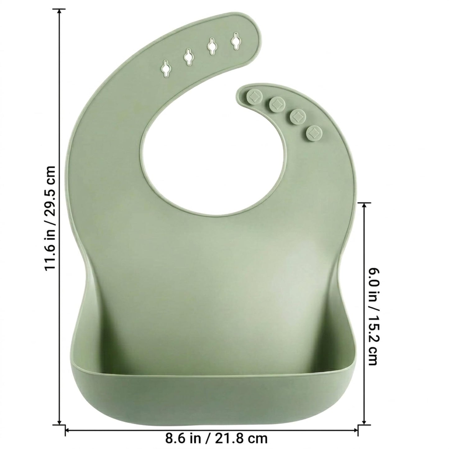 PandaEar Set of 3 Cute Silicone Baby Bibs for Babies & Toddlers (10-72 Months) Waterproof, Soft, Unisex, Non Messy (Brown/Blue/Green) 🍁 All In One Marketplace Canada