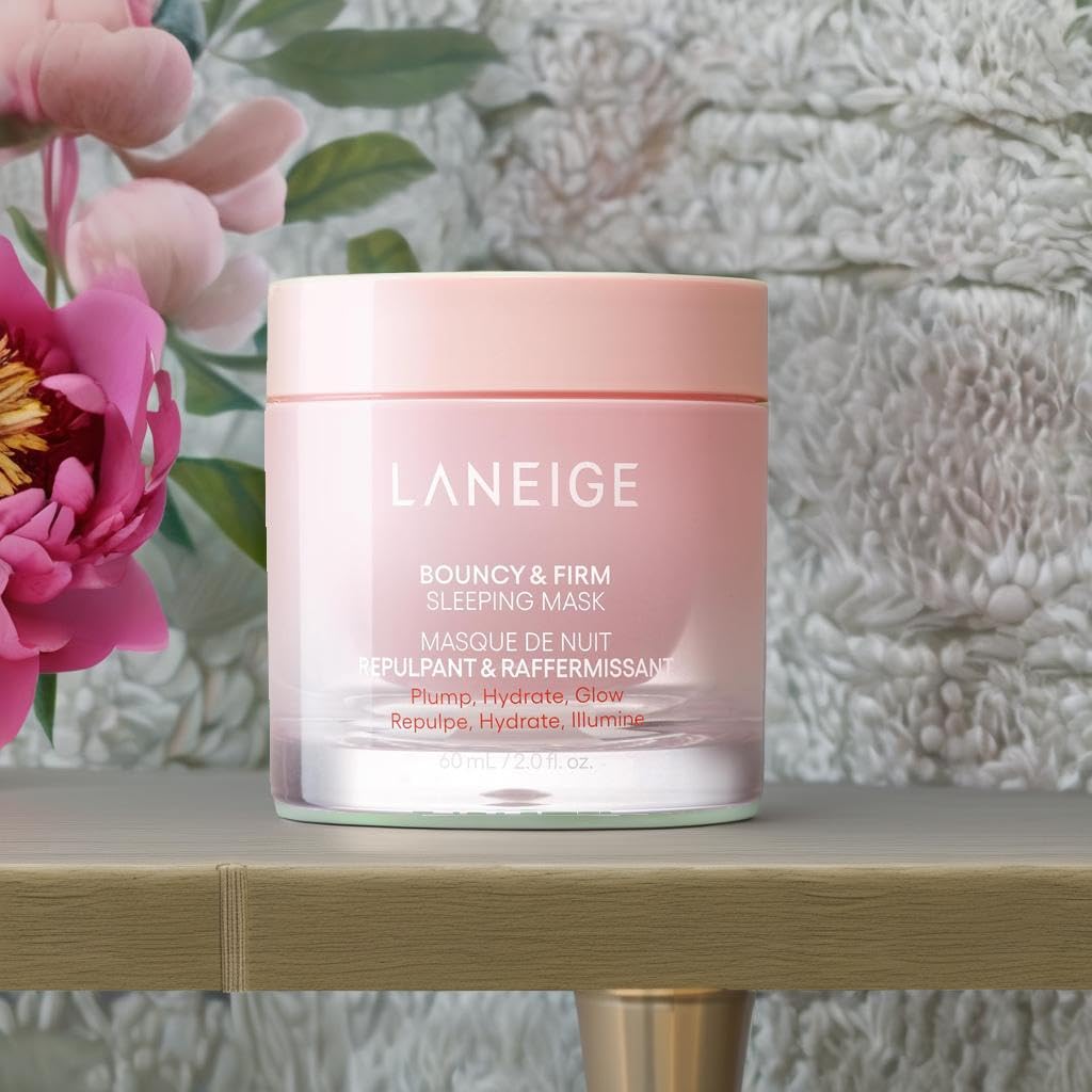 LANEIGE Bouncy and Firm Sleeping Mask: Revitalize, Smooth, Peony & Collagen Complex, Barrier-Boosting Hydration 🍁 All In One Marketplace Canada