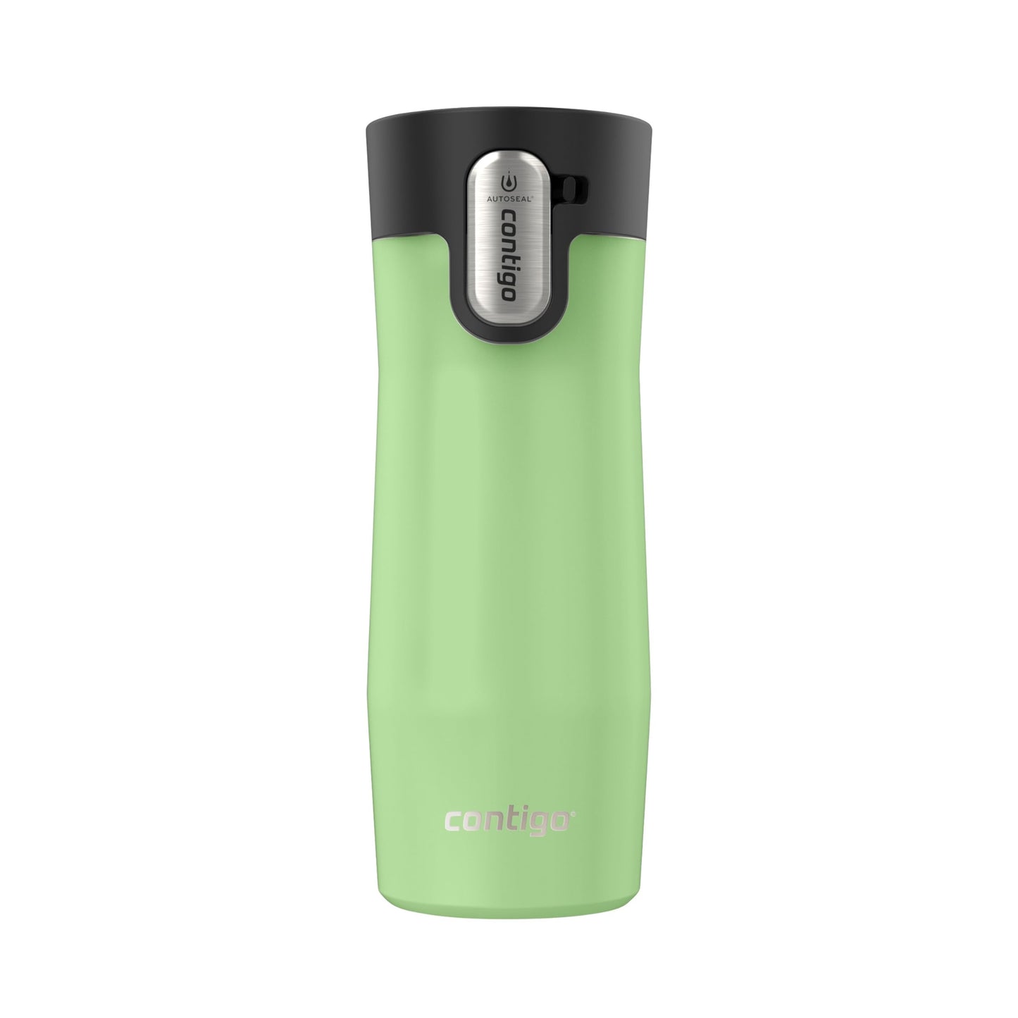 Contigo West Loop 3.0 Stainless Steel Travel Mug with Tea-Bag Hook & Spill-Proof Lid, Vacuum-Insulated Reusable Cup Coffee and Tea, 16 oz (473 mL), Cucumber - Keeps Drinks Hot up to 11 Hours 🍁 All In One Marketplace Canada