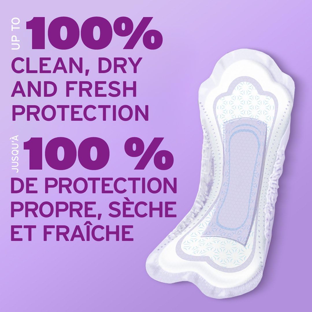 Poise Ultra Thin Incontinence Pads & Postpartum Incontinence Pads, 3 Drop Light Absorbency, Regular Length, 144 Count (3 Packs of 48) 🍁 All In One Marketplace Canada