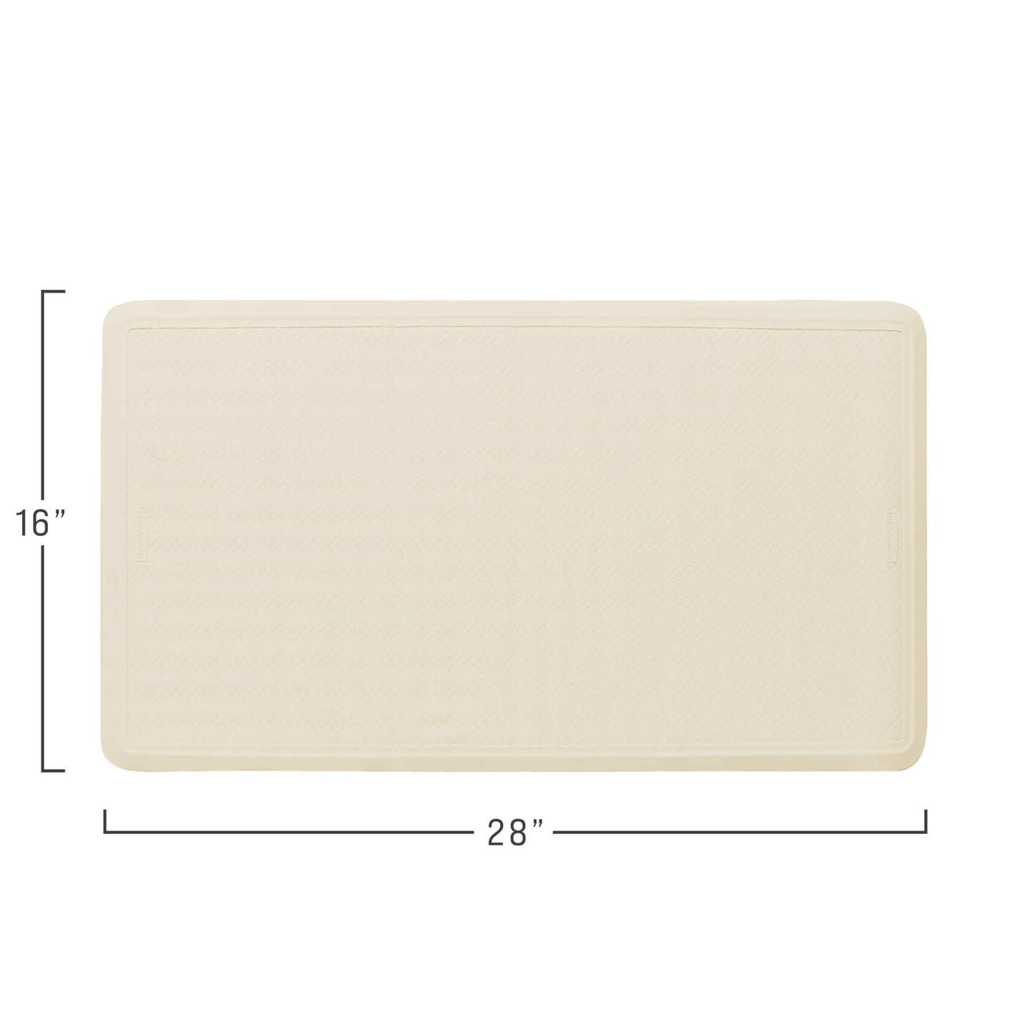 Rubbermaid Commercial Products Bath Tub and Shower Mat | Large - 28 x 16 in. | White | Machine Washable | Safti-Grip Non-Slip Bathroom Mat with Suction Cups for Home/Hotel/Shower/Bathtub 🍁 All In One Marketplace Canada