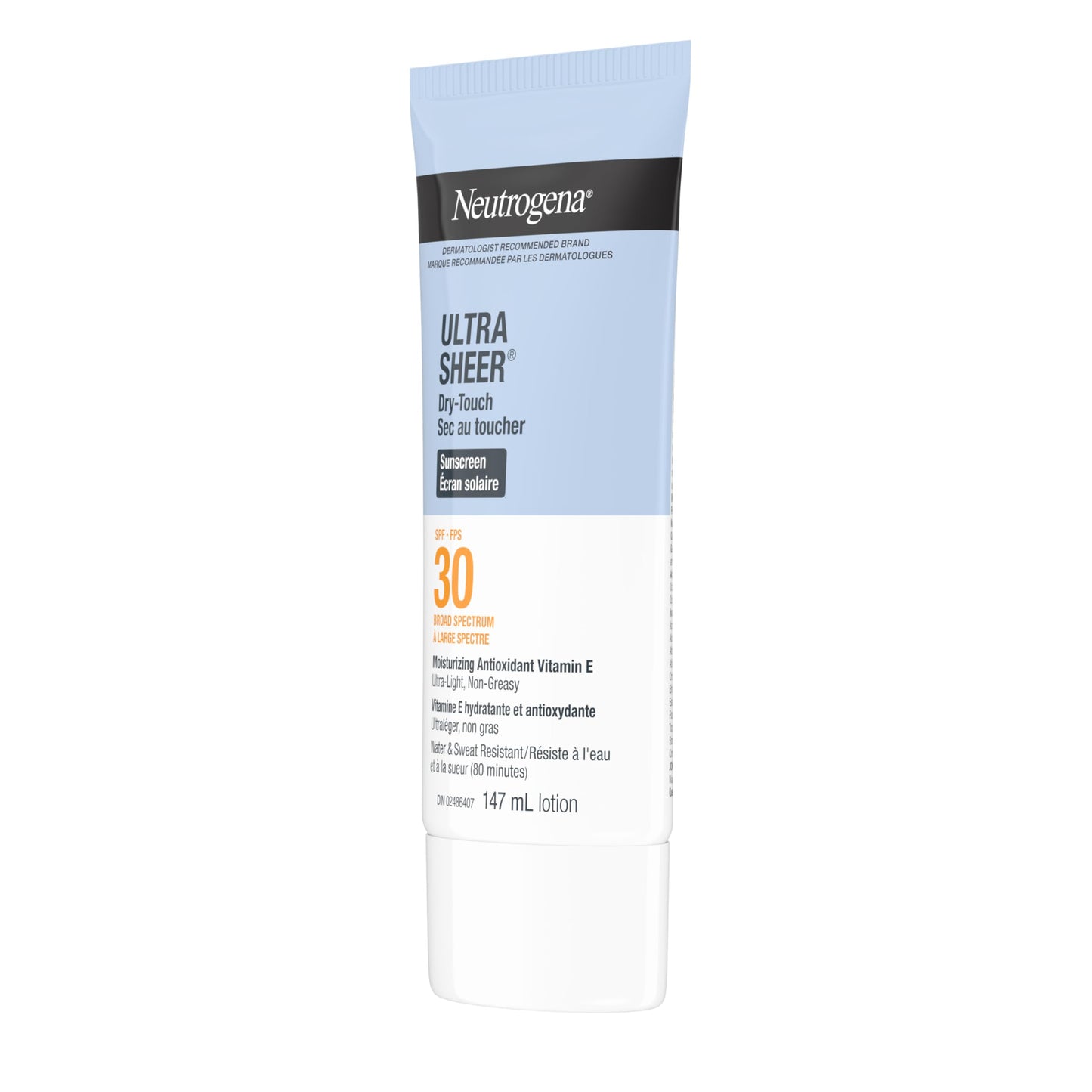 Neutrogena Sunscreen Lotion SPF 30, Ultra Sheer Dry-Touch Sun Cream, Oxybenzone-free, Dermatologist-tested, Water Resistant & Non-Greasy, 147mL 🍁 All In One Marketplace Canada