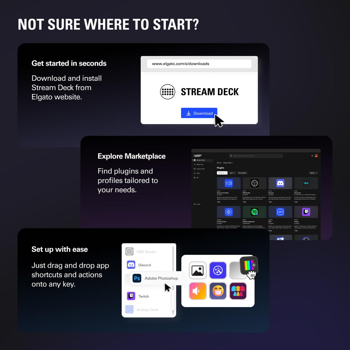 Elgato Stream Deck MK.2 Studio Controller, 15 Macro Keys 🍁 All In One Marketplace Canada