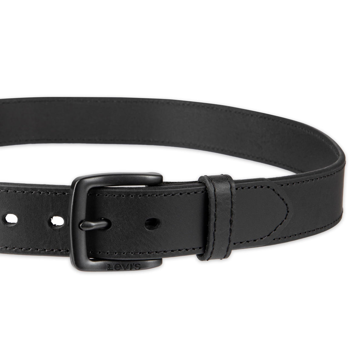 Levi's Casual Belt-Dress for Men Jeans with Thick Strap and Buckle, Matte Black, Medium (34-36) 🍁 All In One Marketplace Canada