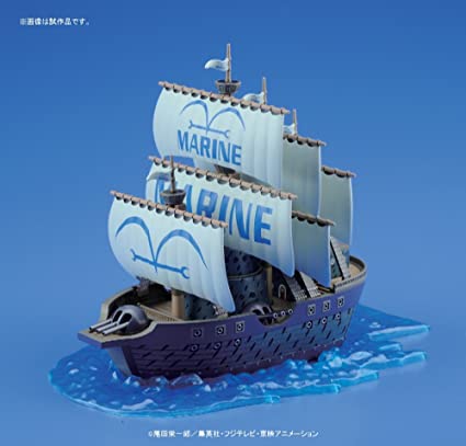 One Piece Grand Ship Collection  MARINE WARSHIP Model Kit