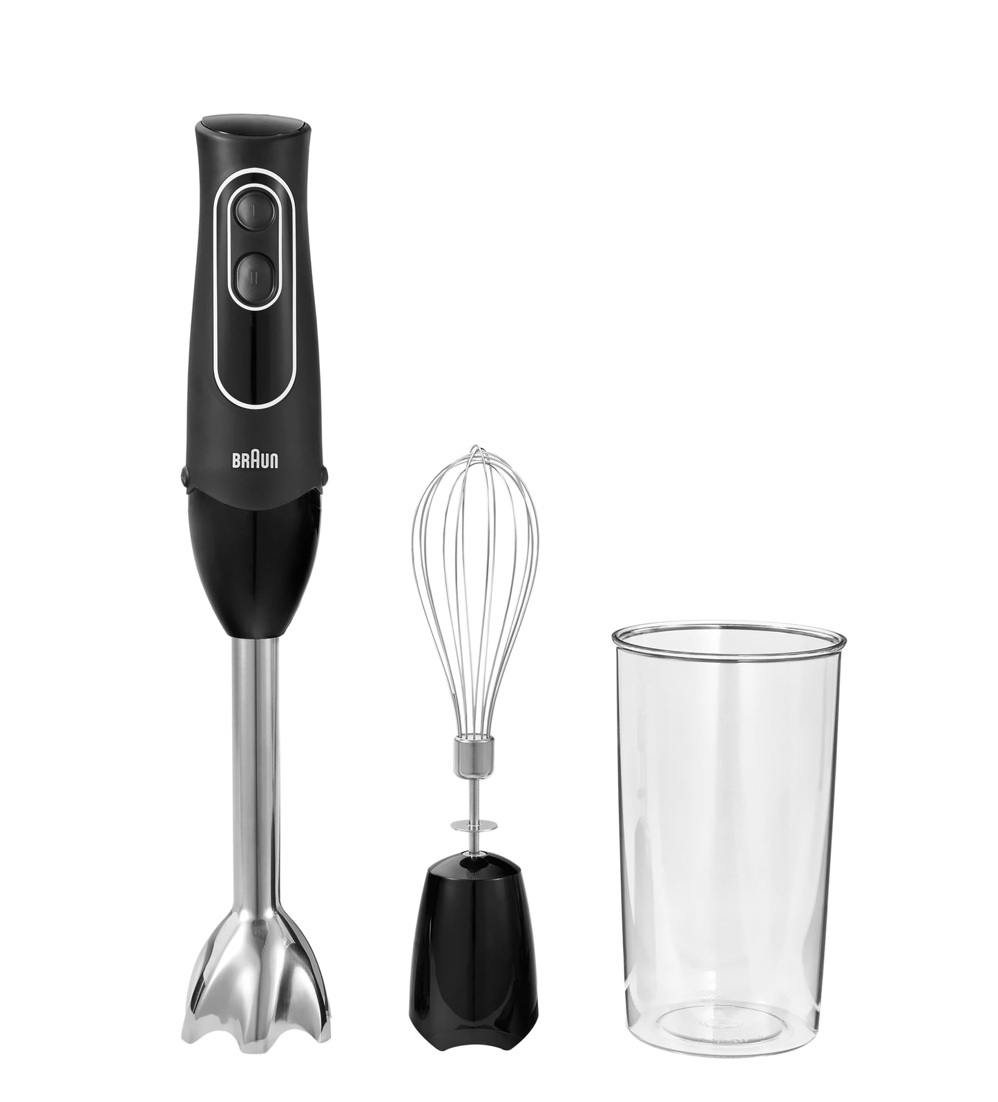 Braun MQ505 Immersion Hand Blender w/Whisk & Beaker, Dual Speed, 350W 🍁 All In One Marketplace Canada