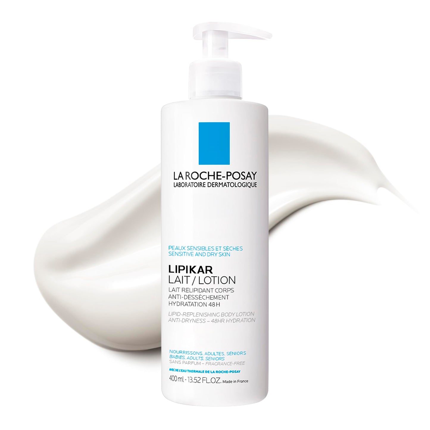 La Roche-Posay Body Lotion, Lipikar Body Lotion Daily Repair Moisturizing Lotion with Shea Butter and Glycerin, Fragrance Free, Paraben Free, 400mL 🍁 All In One Marketplace Canada