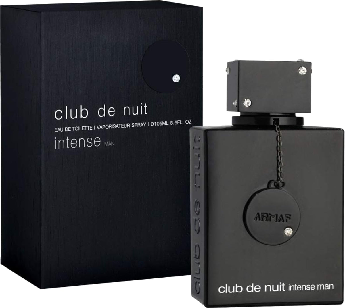 ARMAF S Club De Nuit Intense for Men Eau De Toilette Spray, 3.4 ounces, black, 106 ml / 3.6 oz (31470) 🍁 All In One Marketplace Canada