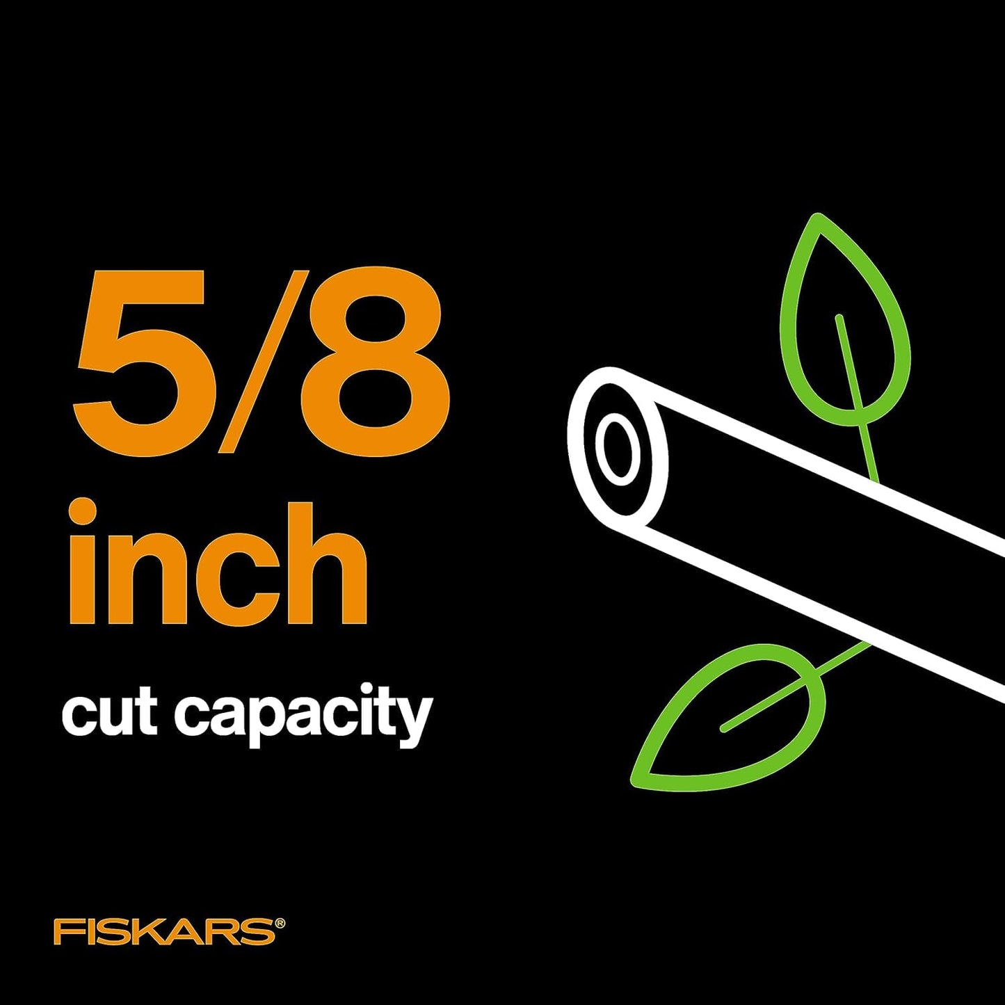 Fiskars Bypass Pruning Shears, Branch Cutter with 5/8" Cut Capacity, Garden Shears with Sharp Steel Blade, Rust Resistant, Ergonomic Pruners with Comfort Handle and Safety Lock, Gardening Hand Tools 🍁 All In One Marketplace Canada