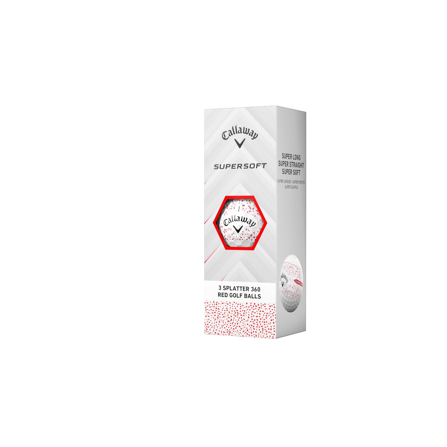 Callaway Golf Supersoft Golf Balls (2025, Red Splatter) 🍁 All In One Marketplace Canada