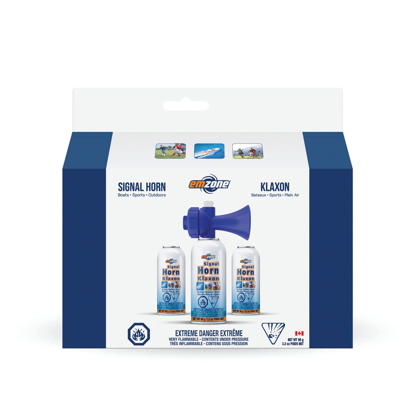 Emzone Sport Signal Air Horn 100g, 3 Pack 🍁 All In One Marketplace Canada
