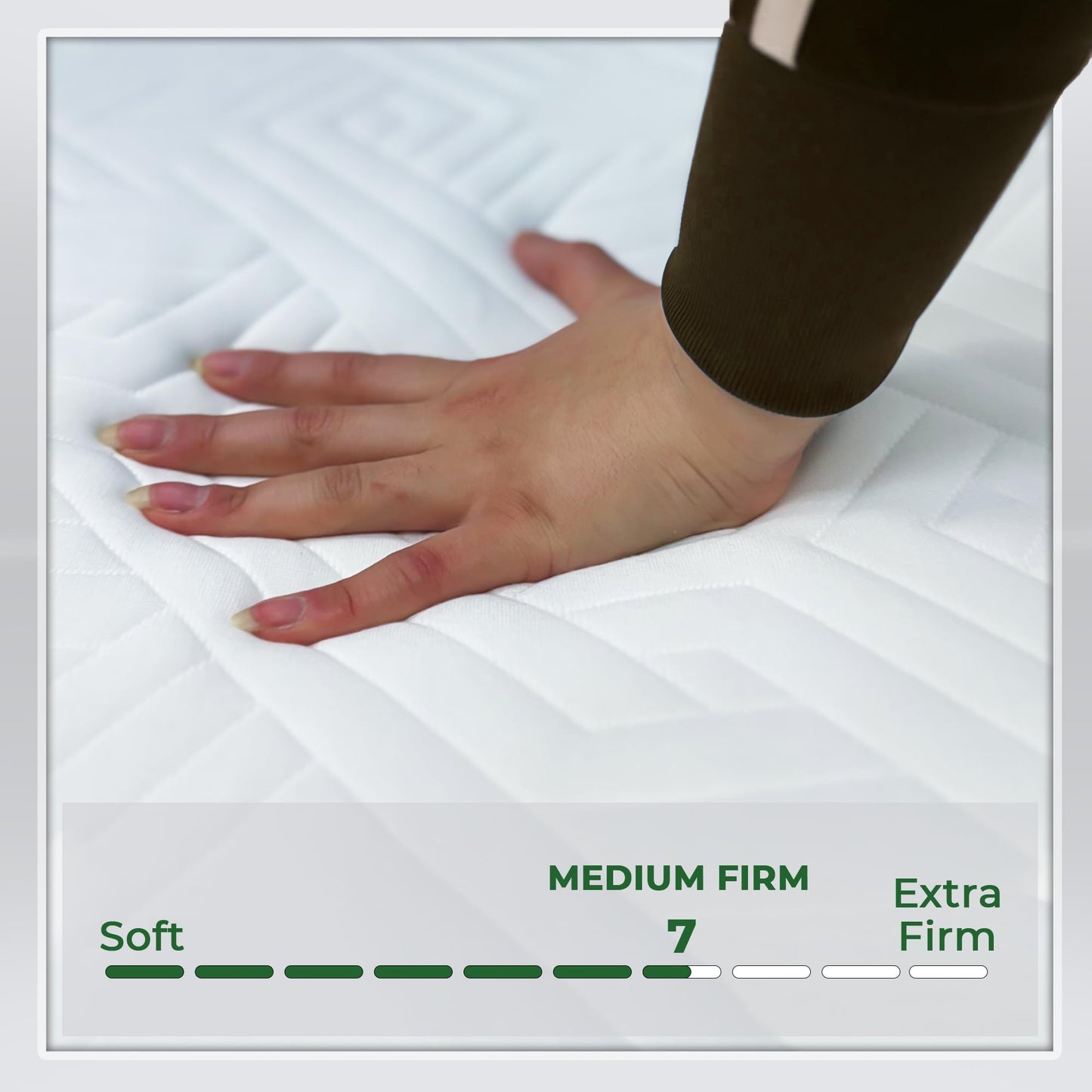 ViscoLogic Twin Mattress Made In Canada Reversible Cool Resilience Foam Perfect for Bunk Bed &Trundle Bed, Pressure Relief, Medium Firm CertiPUR-US® Certified Eco-Friendly Foam Mattress, Single 5 Inch 🍁 All In One Marketplace Canada
